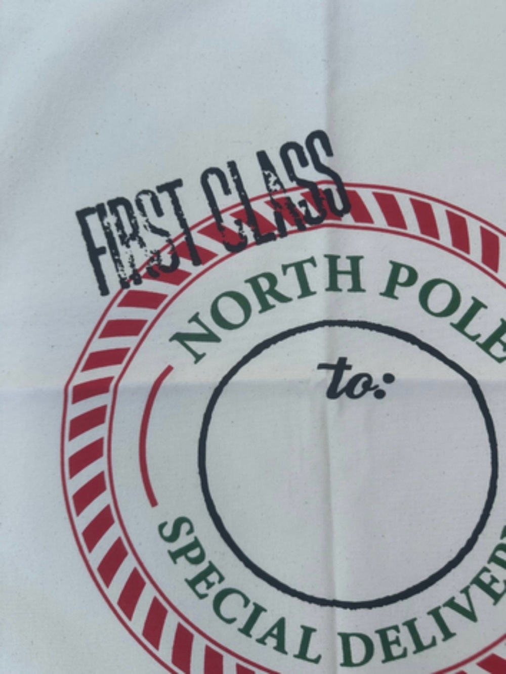 NWT North Pole Special Delivery Santa Sack - Picture 3 of 6